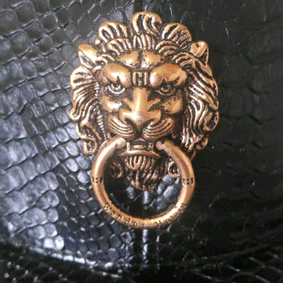 Black Snakeskin Cap - Picture 4 of 4